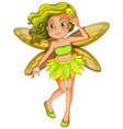 Yellow fairy Royalty Free Vector Image - VectorStock