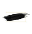 grunge brush stoke texture background vector image