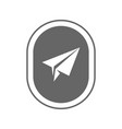 paper plane vector image
