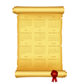2012 calendar vector image vector image