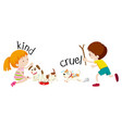 English opposite word careless and cautious Vector Image English opposite word careless and cautious Vector Image
