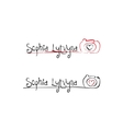 photographer logo with heart vector image