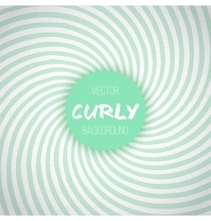 green mint color spiral swirl background minty vector image