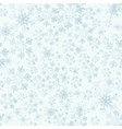 christmas snowflakes seamless background vector image