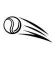 tennis ball sport club item vector image