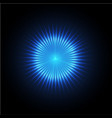 abstract spark circle flare light vector image