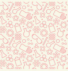 Chemistry Seamless Pattern Royalty Free Vector Image