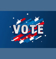 american patriotic background election day vector image
