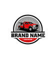 towing company logo vector image