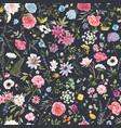 beautiful seamless floral pattern vector image vector image
