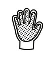 pet grooming brush hair glove animals vector image