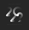 happy new year 2022 and merry christmas layout vector image vector image