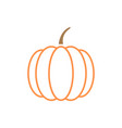 pumpkin graphic design template isolated vector image vector image