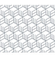 black line pattern on white seamless backdrop vector image