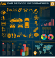 car service repair infographics vector image