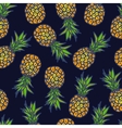 pineapple seamless background vector image vector image