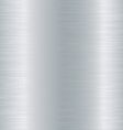 brushed aluminium background vector image vector image