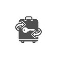 luggage room simple icon baggage locker sign vector image