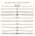 nautical dividers set vector image vector image