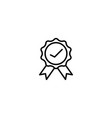 best quality badge icon vector image