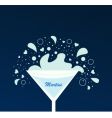 martini drink vector image