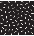 seamless black and white jumble lines vector image