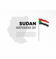 sudan independence day background banner poster vector image