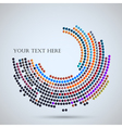background with abstract mosaic vector image vector image