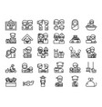 family relation outline icon vector image vector image