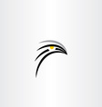 bird hawk icon symbol vector image