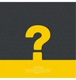 question mark icon vector image