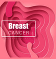 breast cancer awareness banner vector image