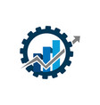 business finance logo design vector image vector image