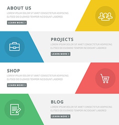 Flat design concept for coding technical support Vector Image