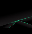 abstract template black frame layout with green vector image vector image