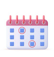 calendar assignment icon planning concept vector image vector image