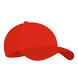 Red Baseball Cap Royalty Free Vector Image - Vectorstock