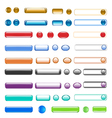web button set vector image