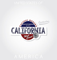 california vector image