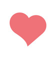 graphic red hearts love icon couple romantic vector image