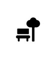 park icon vector image vector image