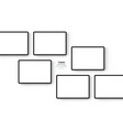 tablet computer screens vector image vector image