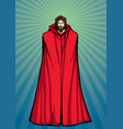jesus superhero standing tall vector image vector image