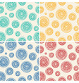 pattern of abstract line circles vector image vector image