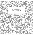 seamless geometric pattern in memphis stylehand vector image