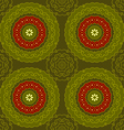 circle pattern indian vector image vector image