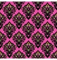 damask flower seamless design vector image