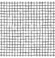 hand drawn checkered seamless pattern messy vector image vector image