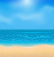summer holiday background with sunlight vector image