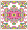 traditional ornamental floral paisley bandanna vector image vector image